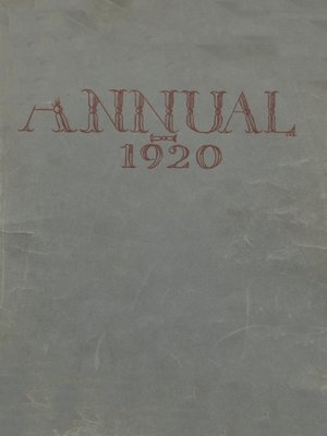 cover image of Beaver High School - The Annual - 1920